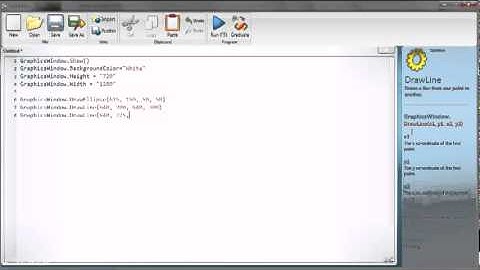 Small Basic Tutorial 9 - Drawing a stick figure