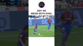 Messi 40th career goal. leo leomessi messi viral footballshorts barcelona messifans 1million