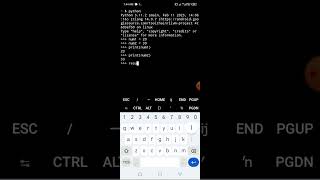 learning python programming with smartphone and termux lesson 1: variables.