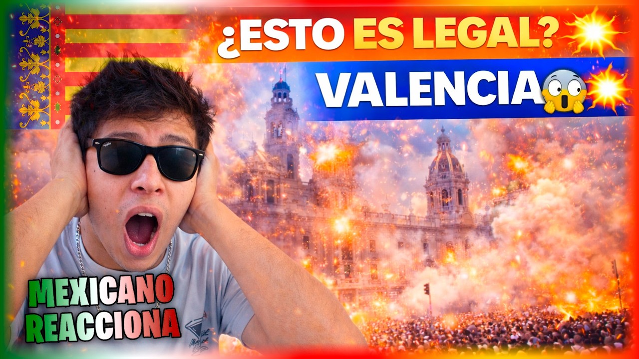 Esto pasa a las 8am en España 😳💥 | Reaccionando a la macrodespertà de Valencia 🇪🇸 Fallas