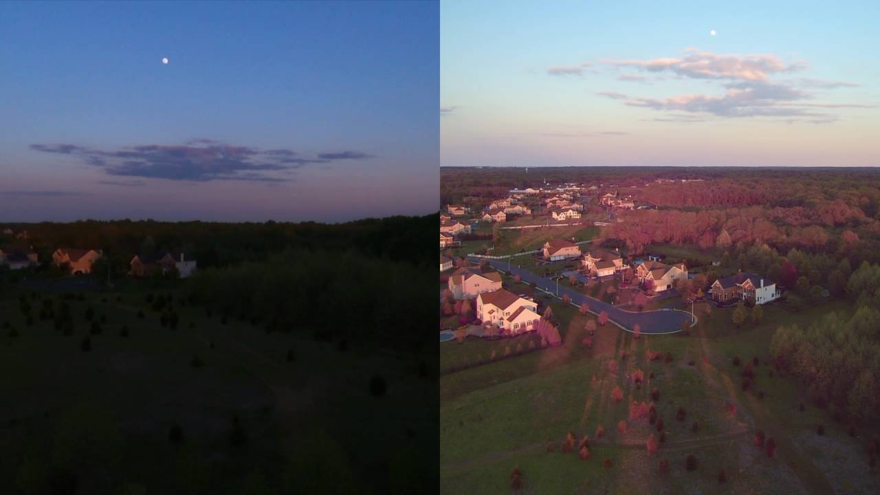Bebop 2 vs Yuneec Q500 4k low Light