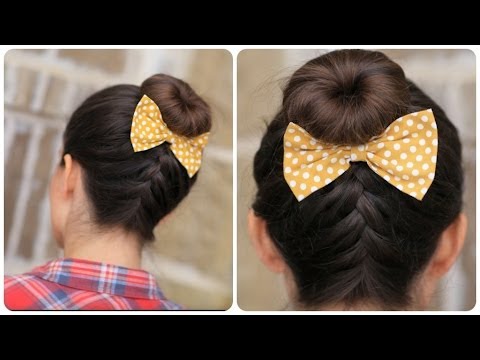 DIY French-Up High Bun | Cute Hair Bun Ideas