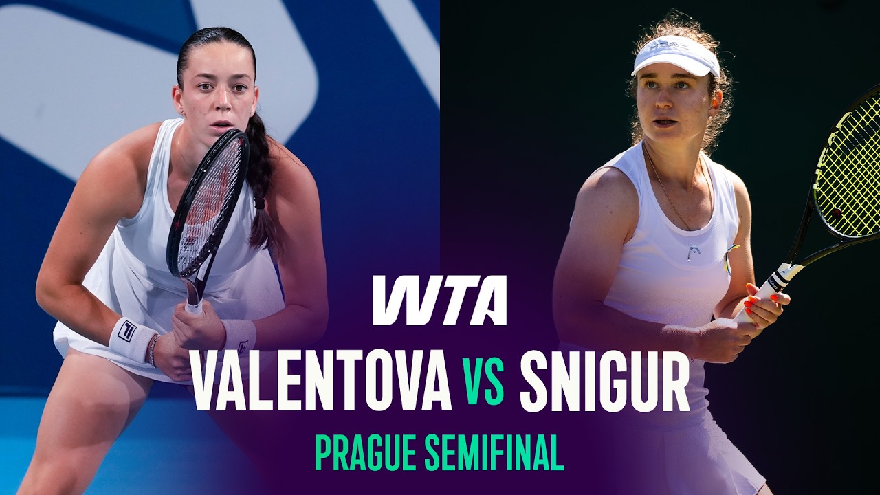 Tereza Valentova vs. Daria Snigur | 2026 Prague Semifinal | WTA Match Highlights
