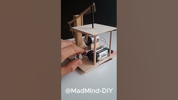 Tiny Scroll Saw ⚡ Made with DC Motor #dcmotor #shorts