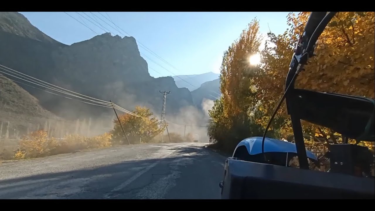 Kınalıçam'dan, Morkaya Köyü'ne yeni tünelden patpatla