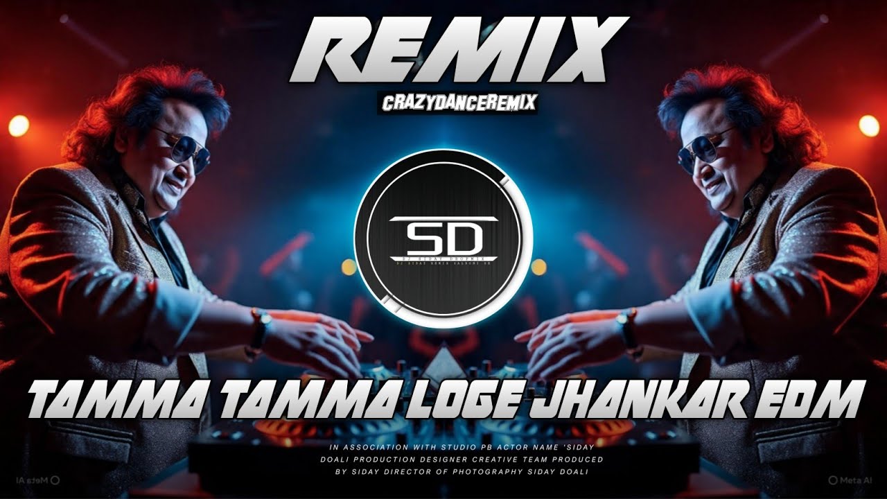 TAMMA TAMMA LOGE REMIX | JAANKAR EDM MIX | BAPPI LAHIRI HIT SONG | DJ SIDAY REMIX 2025 NEW
