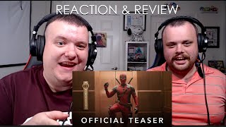 Deadpool & Wolverine | Official Teaser + Reaction & Review