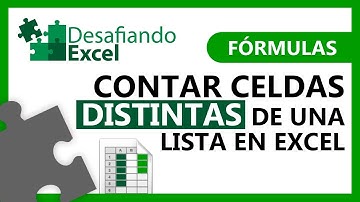 Contar celdas DISTINTAS DE UNA LISTA en Excel | Fórmulas de Excel #57
