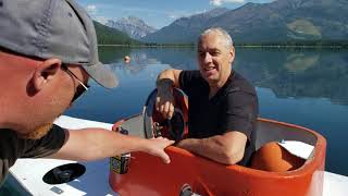 Diving Homemade Submarine At Whiteswan Lake