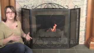 Celebrity Our Elegant Scroll Fireplace Screen Adds a Touch Of Charm To Your Fire Place Net Worth