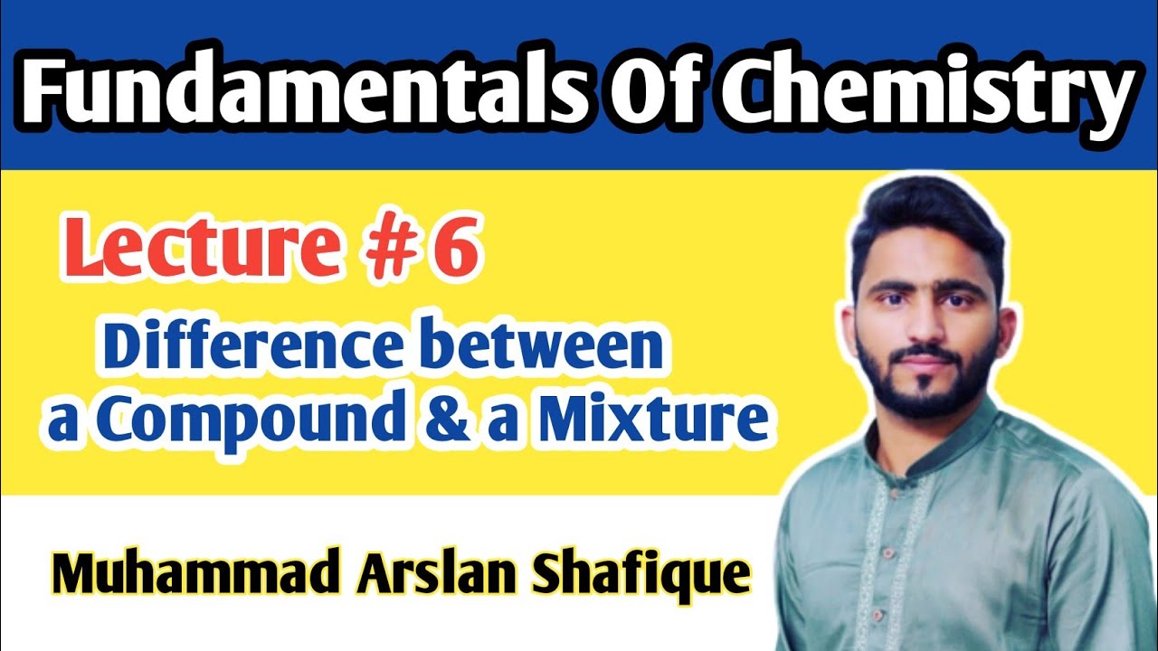 Difference between a Compound and a Mixture | Class 9 | Fundamentals Of ...