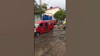 banjir di perempatan mangga ubi ...tgl 29-6-2021..jam 4...