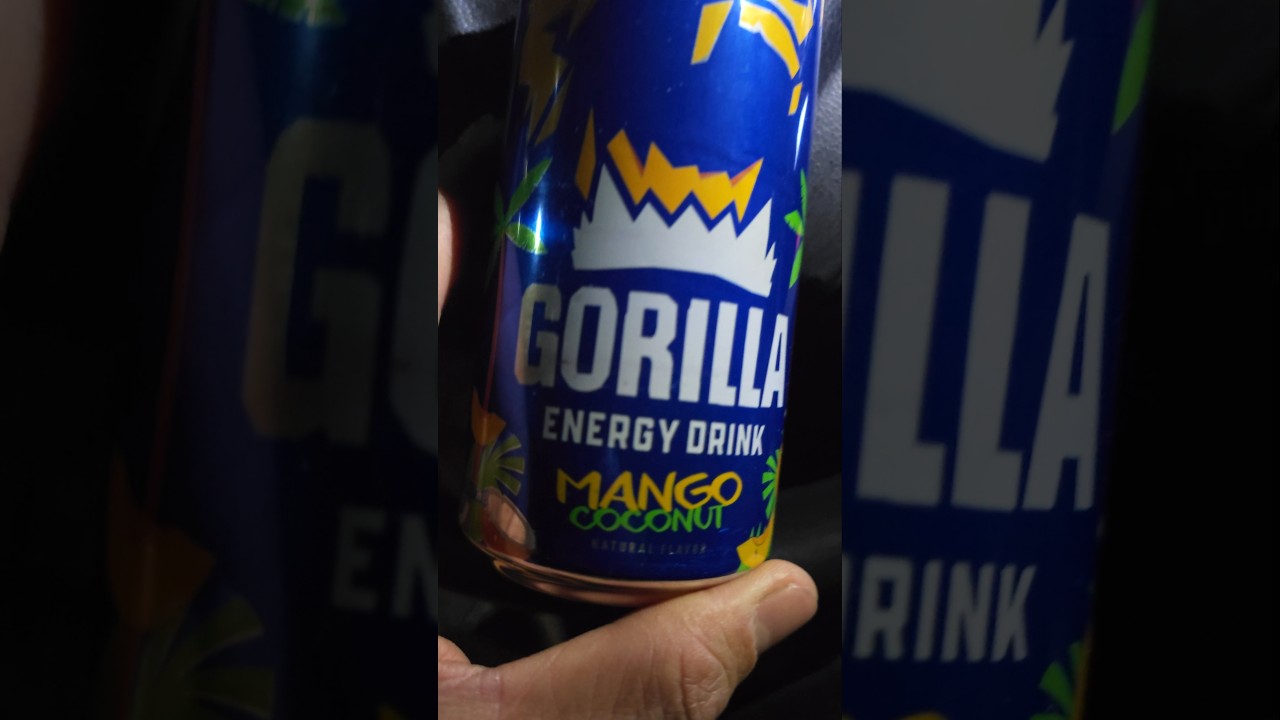 @gorillaenergyofficial: Обзор энергетического напитка - Манго-кокос
