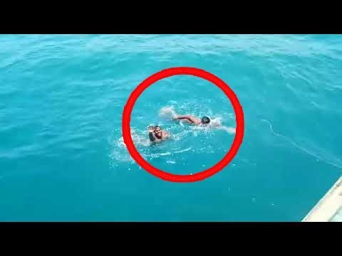 The Most Dangerous Place swimming - YouTube