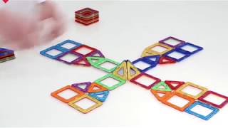 Magnetic Building Blocks Magnet Tiles Toy Set