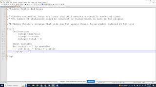 Chapter 4 For Loops