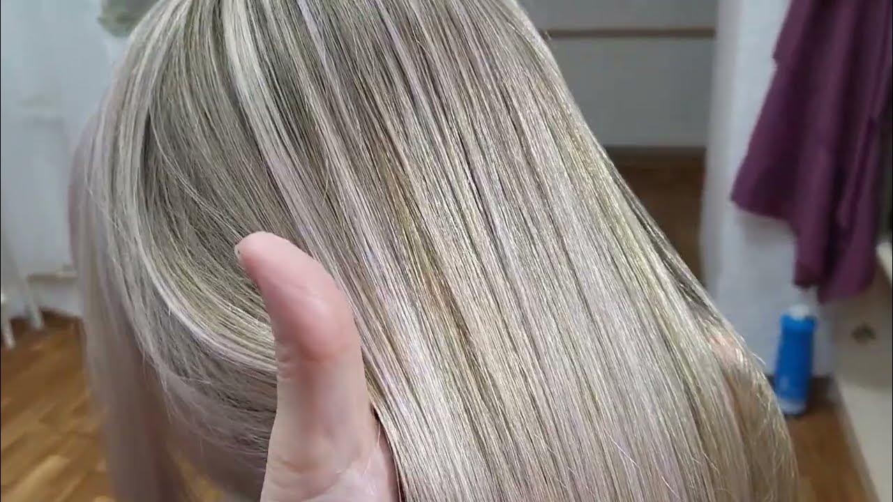 Hair coloring.Мелирование волос.Тонирование амиачным и безамиачным ...