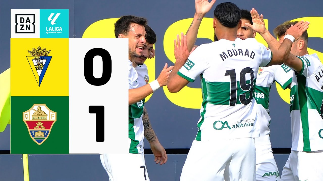Cádiz CF vs Elche CF (0-1) | Resumen y goles | Highlights LALIGA ...