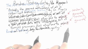 Complaints About Random Testing - Software Testing