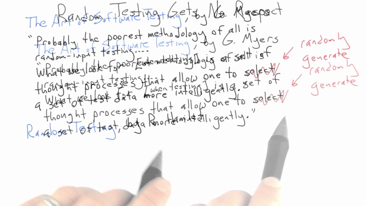 Complaints About Random Testing - Software Testing - YouTube