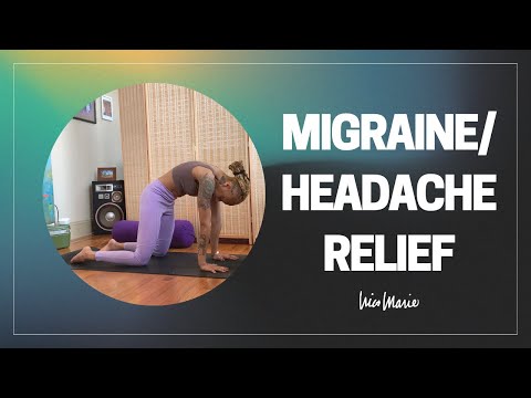 Yoga For Migraines: 7 Yoga Poses That Will Ease Tension – Brett Larkin Yoga  | Yoga for migraines, Yoga for headaches, Migraine