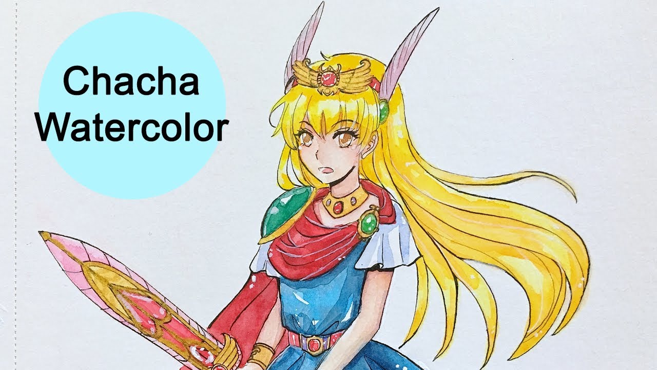 Download Chacha Watercolor Time Lapse Youtube HD Get Wallpaper Chacha Watercolor Time Lapse Youtube For Android