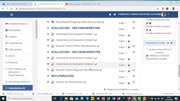Configurar y Activar CUESTIONARIO en MOODLE