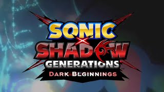 ✪ SONIC X SHADOW GENERATIONS - DARK BEGINNINGS | Extra Animated Scene (PS4/5 Exclusive) ✪