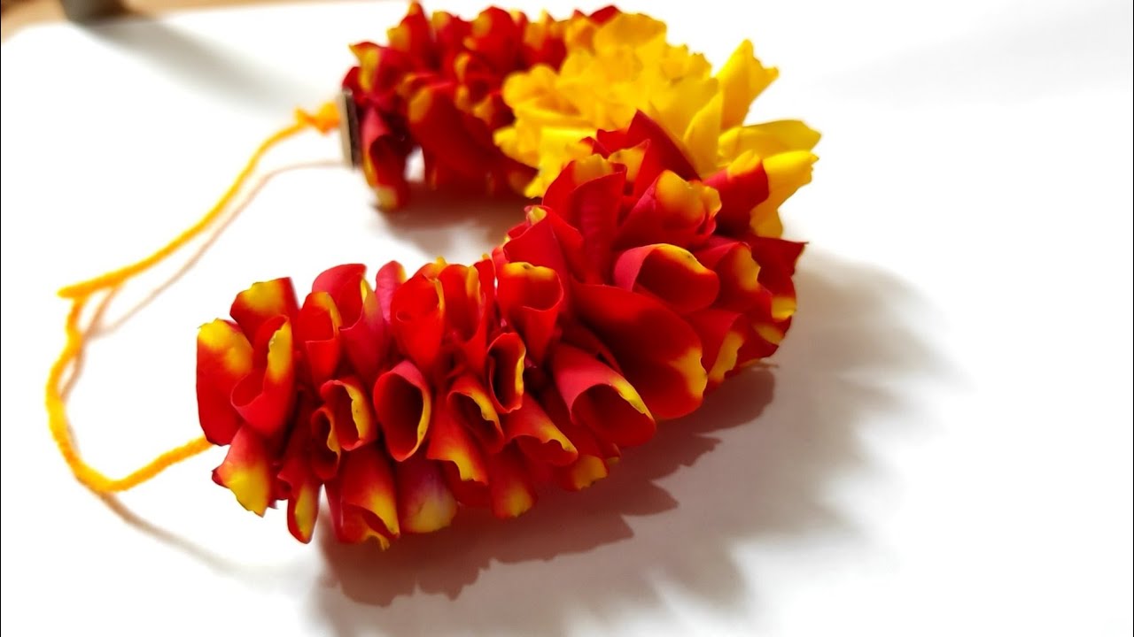 Bridal Rose petals veni making/ rose petals jadai veni/ Gajra / double