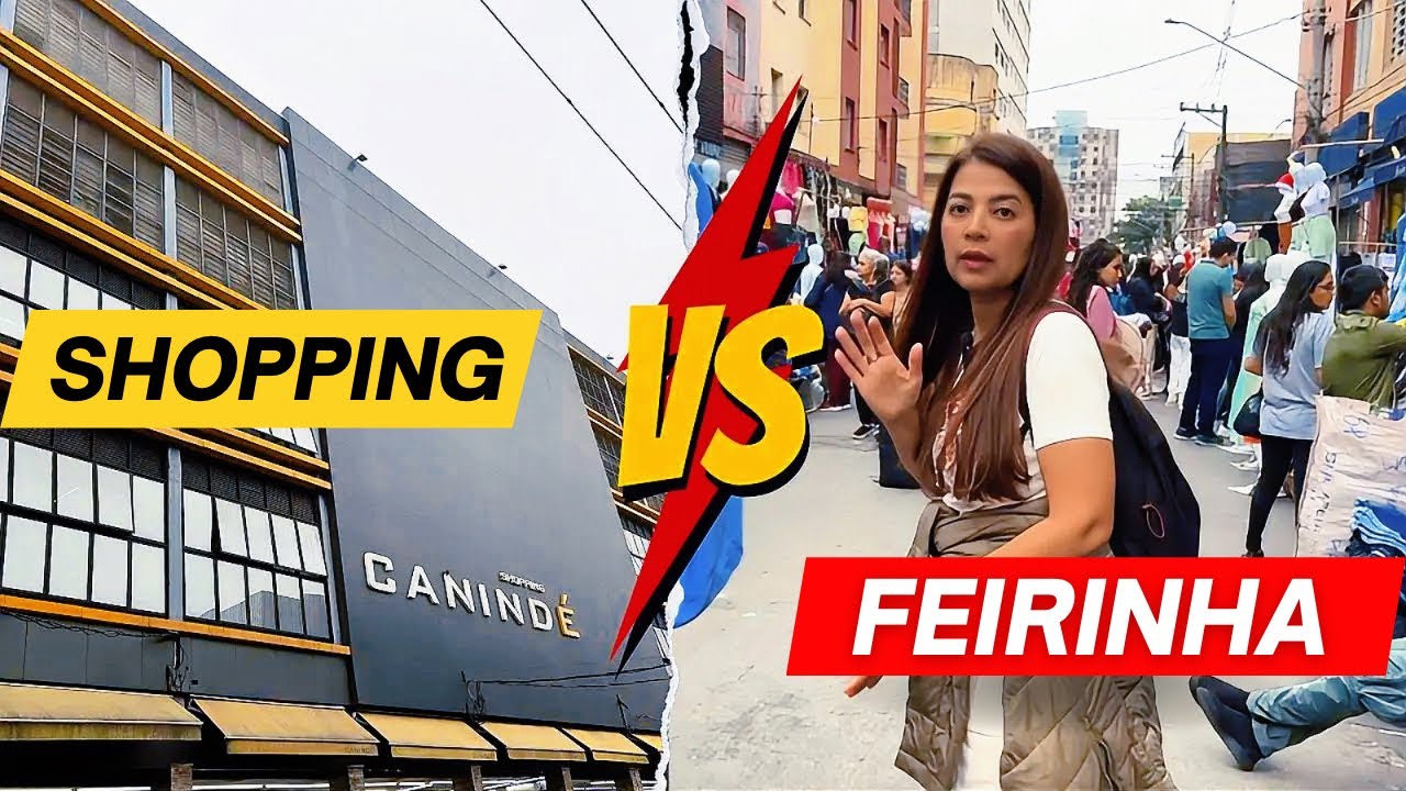 ⭐ TOUR COMPLETO no BRÁS | Feirinha da Madrugada x Shoppings (Fontes Reveladas)