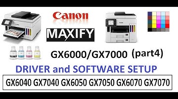 MAXIFY GX6000 GX7000 (part4) Driver and Software Installation - FULL GUIDE of MUST HAVE SOFTWARE