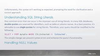 Mastering the SQL WHERE Statement: A Guide to Filtering Data