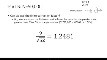 Stats - 7.17 Example Problem