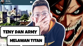 TITAN MENYERANG KOTAKU😱 | Titan Part 2 - Chat Story Horror #TERSERAM