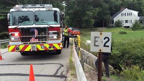 Bridge Mount Dry Fire Hydrant Installation - Flow Test - Tuftonboro, NH 2020