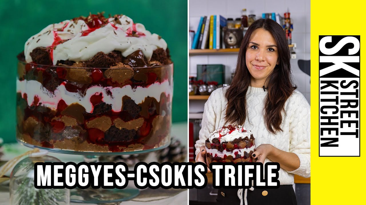 🍒MEGGYES-csokis🍫 trifle