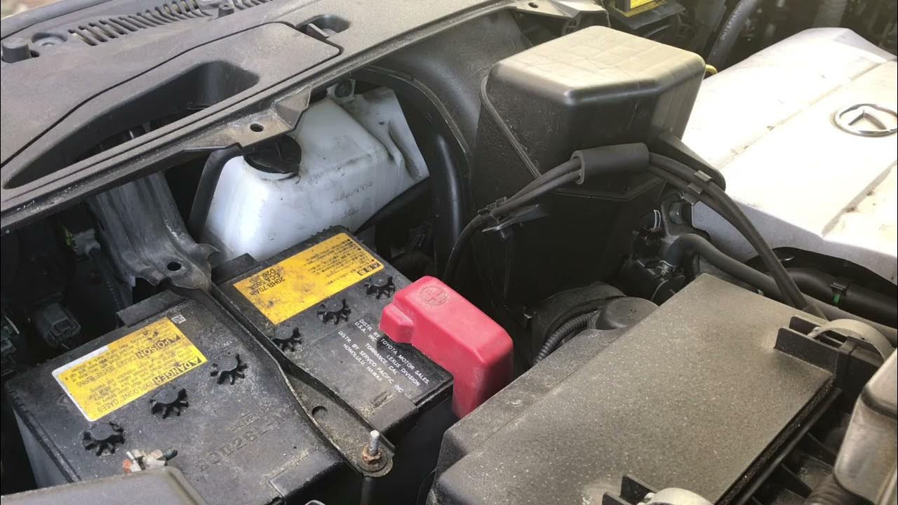 Lexus RX 350 Battery Replacement - YouTube