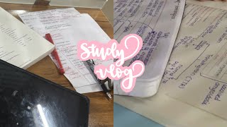 Chill study vlog of a med student~