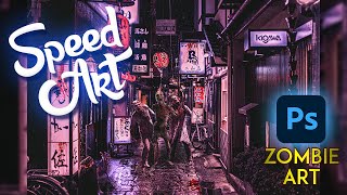 Zombie Photo Manipulation Speed Art using Photoshop screenshot 3