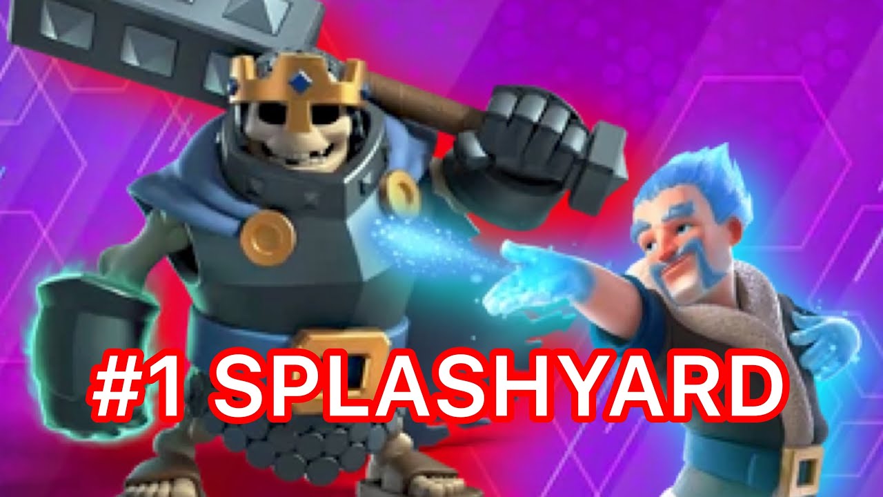 1 NEW SPLASHYARD DECK TO PUSH TO ULTIMATE CHAMPION Clash Royale YouTube