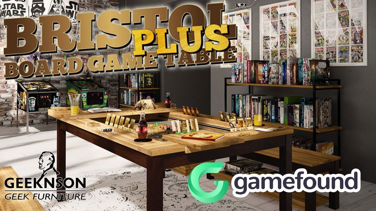 The Bristol Plus Gaming and Dining Table by Geeknson. YouTube
