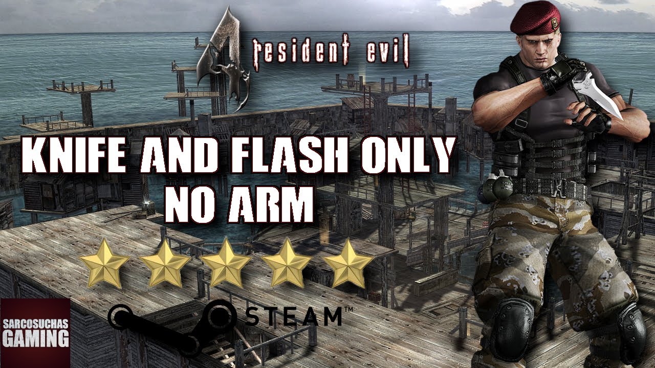 RE4 PC 60fps Mercenaries Waterworld Knife & Flash Only YouTube
