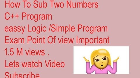 C++ Guru Reveals Secret to Easy Subtraction of Two Numbers in Urdu