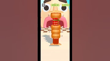 Sandwich Runner Gameplay Android/Ios Level 45 #ytshorts #shorts #Sandwich Runner #android game