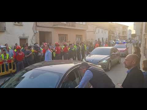Vídeo: Los agricultores arremeten contra Chivite en su visita a Cabanillas