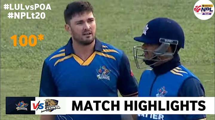 Lumbini Lions Vs Pokhara Avengers 11th Match highlights | NPL Highlights 2024 | LBL vs PKA 2024