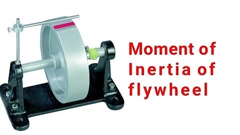 moment of inertia flywheel about its axis of rotation