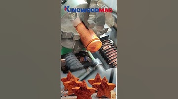 Tiện ngôi sao gỗ nhanh chóng bằng máy tiện cnc #maytiengo #maytiencnc #kingwoodmac
