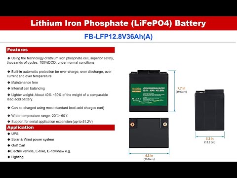 Battery Review: Miady 12volt 36AH LifePo4 (Lithium Iron Phosphate)