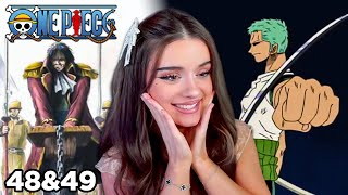 ZORO SWORD TEST! | One Piece Ep 48 - 49 Reaction